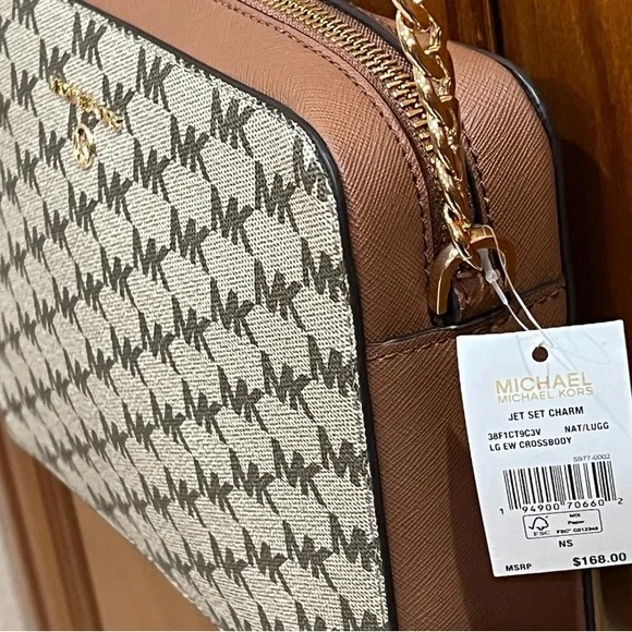 Michael Kors Large Jet Set Charm. EW Crossbody bag. New with tags - Picture 6 of 10